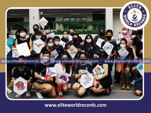 Most Participants making Handpainted Kites